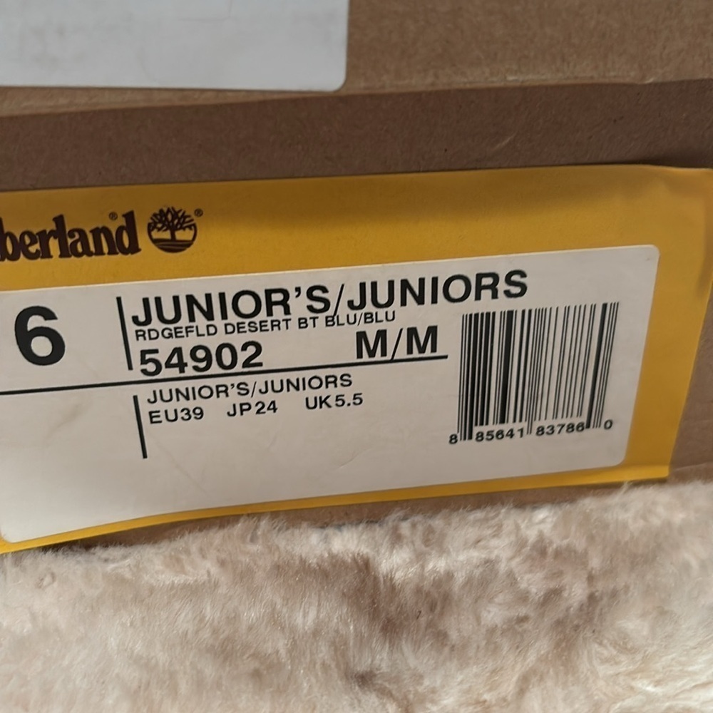 Timberland Earthkeepers Ridgefield Desert Loafers size 6 boys, Navy blue - Picture 12 of 13